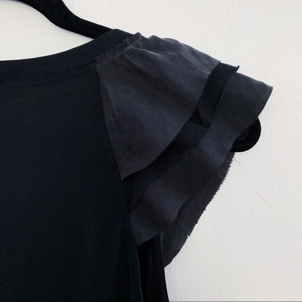 Theory: Pima Cotton top, Silk Sleeve details - Picture 6 of 8